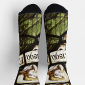 Chaussette Art facial Mid siècle moderne des années 1950 Homm (Haut)