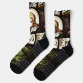 Chaussette Art facial Mid siècle moderne des années 1950 Homm (Gauche)