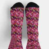 Chaussette art indigot et violet (Haut)