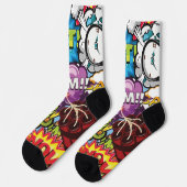 Chaussette Art Pop moderne (Gauche)
