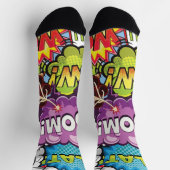 Chaussette Art Pop moderne (Haut)