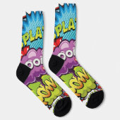 Chaussette Art Pop moderne (Droite)