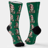 Chaussette Assistant du Père Noël de Noël (Angulaire)