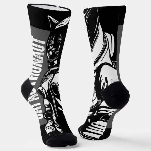 Chaussette Astronaut de chat (Angulaire)