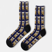 Chaussette Astronaute chien mignon (Gauche)