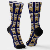 Chaussette Astronaute chien mignon (Angulaire)