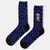 Chaussette Astronaute chien mignon (Gauche)