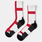 Chaussette Athletic Crew Sock avec drapeau d'Angleterre, Roya (Gauche)