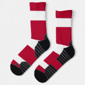 Chaussette Athletic Crew Sock avec drapeau de Géorgie, États- (Gauche)