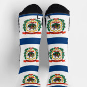 Chaussette Athletic Crew Sock avec drapeau de la Virginie-Occ (Haut)