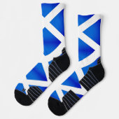 Chaussette Athletic Crew Sock avec drapeau d'Ecosse, Royaume- (Gauche)