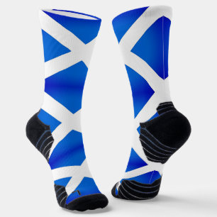 Chaussette Athletic Crew Sock avec drapeau d'Ecosse, Royaume-