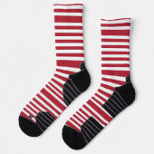 Chaussette Athletic Crew Sock avec drapeau des États-Unis (Gauche)