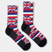 Chaussette Athletic Crew Sock avec drapeau d'Hawaii, États-Un (Droite)