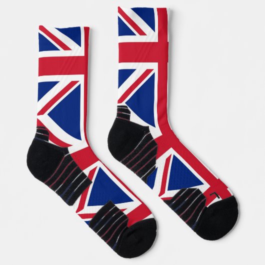 Chaussette Athletic Crew Sock avec drapeau du Royaume-Uni (Droite)