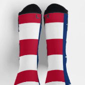 Chaussette Athletic Crew Sock avec drapeau du Texas, États-Un (Haut)