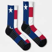 Chaussette Athletic Crew Sock avec drapeau du Texas, États-Un (Droite)