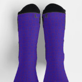 Chaussette Athletic Crew Sock Bleu pourpre Conception classiq (Haut)