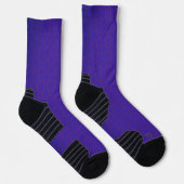 Chaussette Athletic Crew Sock Bleu pourpre Conception classiq (Droite)