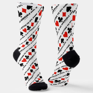 Chaussette Atteindre 50% de jeu est un objectif admirable