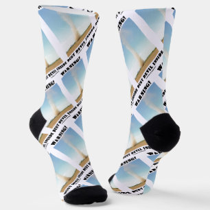 Chaussette Attention! Dust Devil dans l'Humour de météorologi