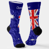 Chaussette Australian Flag Design (Angulaire)