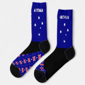Chaussette Australie Chaussettes, drapeau australien couleurs (Gauche)