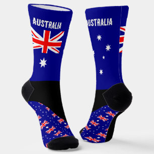 Chaussette Australie Chaussettes, drapeau australien couleurs
