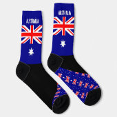 Chaussette Australie Chaussettes, drapeau australien couleurs (Droite)