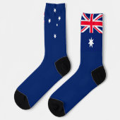 Chaussette Australie Drapeau Patriotique Australian National  (Gauche)
