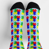 Chaussette Autism Awareness Puzzle Unisex Novelty (Haut)