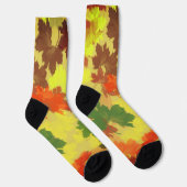 Chaussette Automne Feuille (Droite)