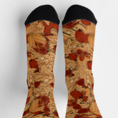 Chaussette Automne Feuille de chêne humide (Haut)