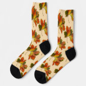 Chaussette Automne Feuille d'or (Gauche)