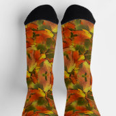Chaussette Automne Feuille d'or (Haut)