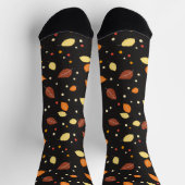 Chaussette Automne Feuilles Automne Motif (Haut)
