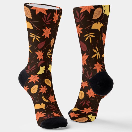 Chaussette Automne Feuilles Chaussettes automne (Angulaire)