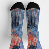 Chaussette Avenue dans la pluie par Frederick Childe Hassam (Haut)