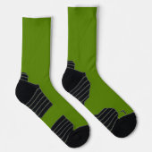 Chaussette Avocado (couleur solide) (Droite)