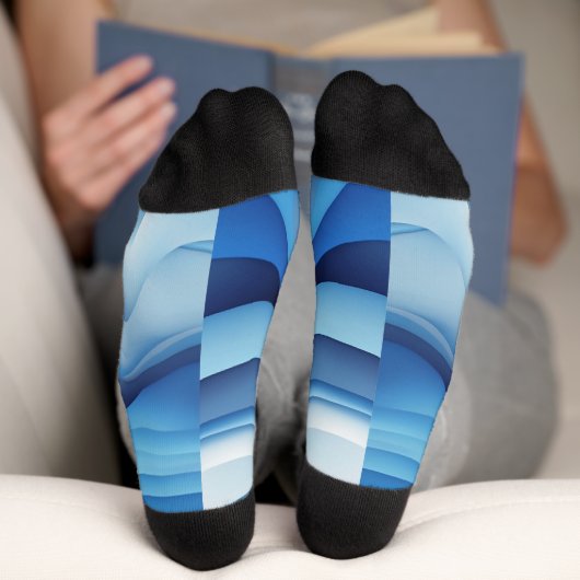 Chaussette Azure Flow: A Dream in Blue (Fond)