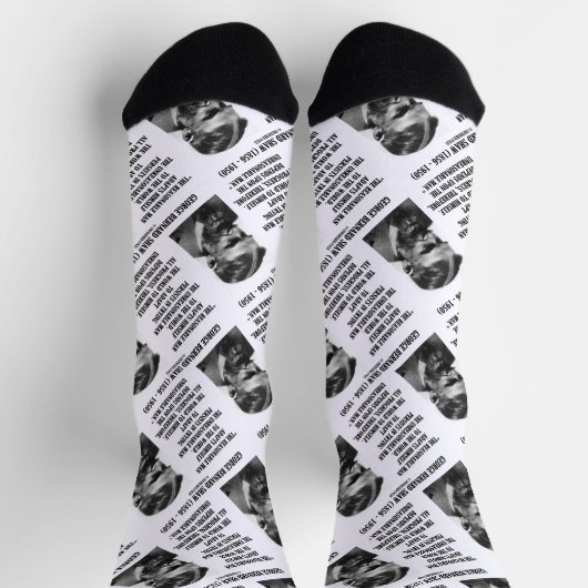 Chaussette B. Shaw Progress Depends Upon Unreasonable Man (Haut)