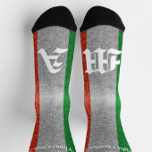 Chaussette Baciami, tu es parfait Monogramme de déesse italie (Haut)