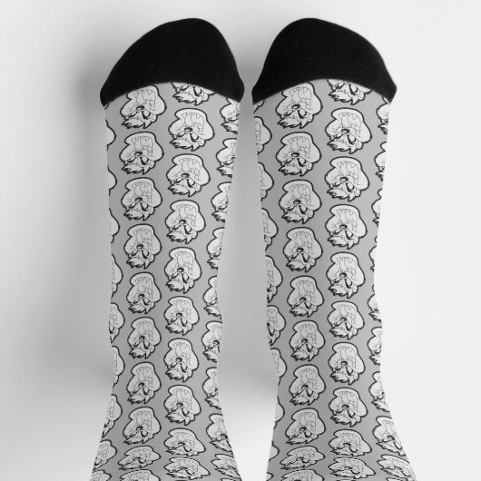 Chaussette Badge TAZ™ Evil Grin (Haut)