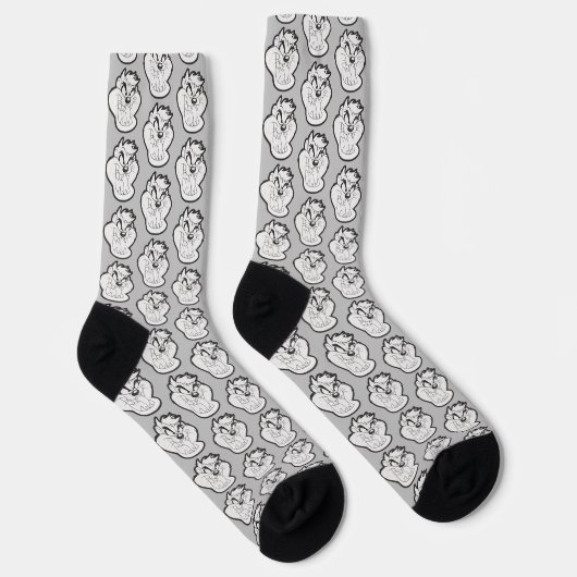 Chaussette Badge TAZ™ Evil Grin (Droite)