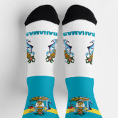 Chaussette Bahamas Drapeau patriotique, Bahamas durables (Haut)