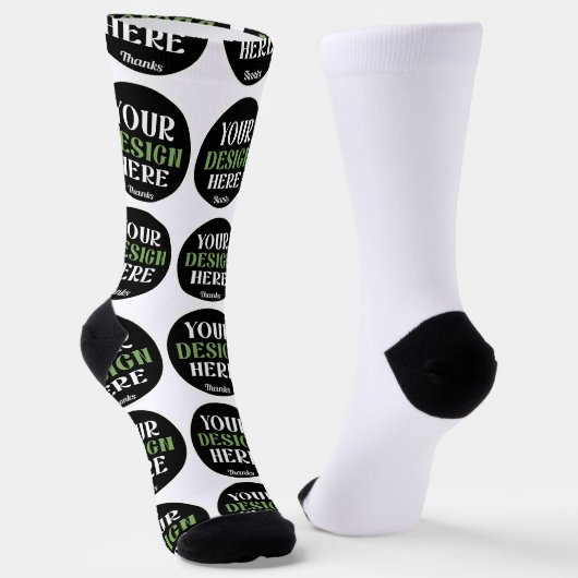 Chaussette baiser personnalisé, unique, élégant et minimalist (Angulaire)