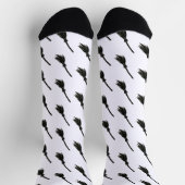 Chaussette Balai de Sorcière Minimaliste – Conception de Pinc (Haut)