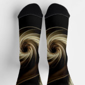 Chaussette Balayage doré à travers le noir (Haut)