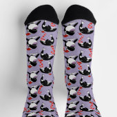 Chaussette Baleine tueuse Orca Christmas (Haut)