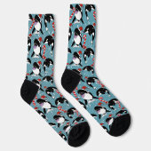 Chaussette Baleine tueuse Orca Christmas (Droite)